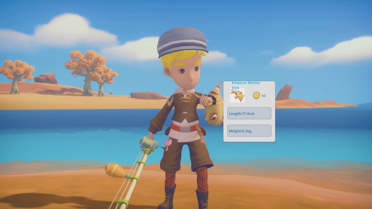 TonVersionOne's tweet card. My Time At Portia - Unlocking the Master Fishing Rod