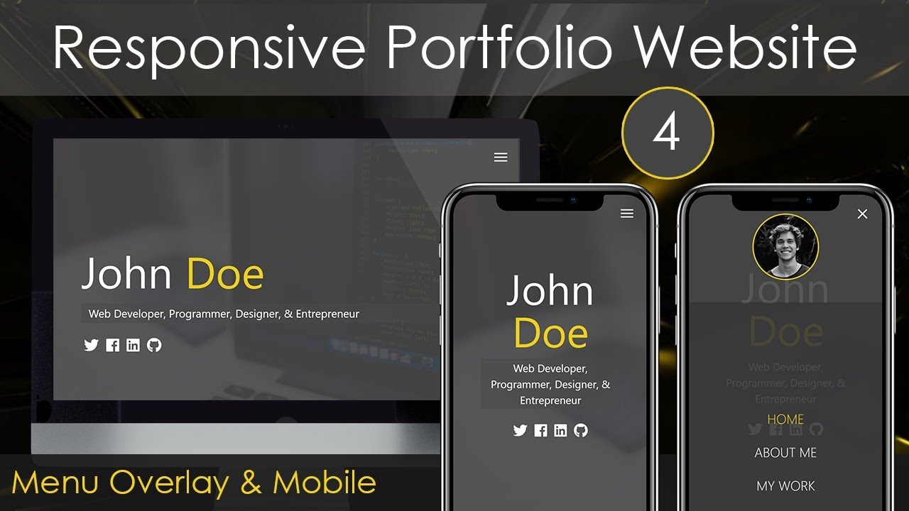 SpecOpsDrones's tweet card. Responsive Portfolio Website [4] - Menu Overlay & Responsiveness