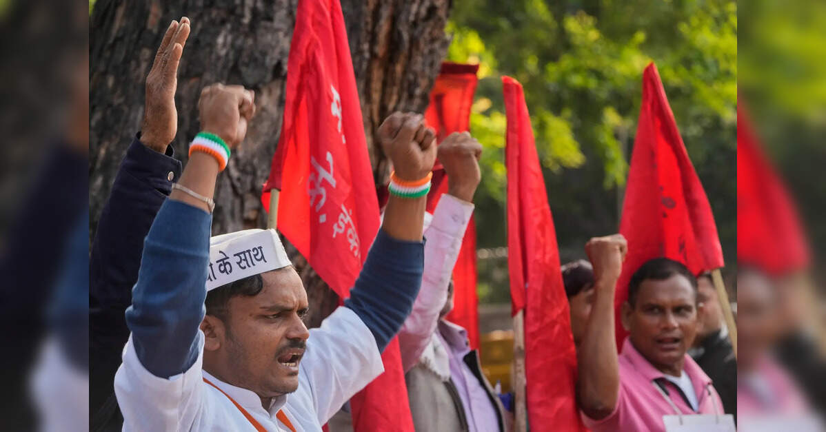 snathias's tweet card. Demonstrations were held in several parts of the country as unions representing millions of laborers and farmers accused the government of pushing through the overhaul despite widespread concerns...