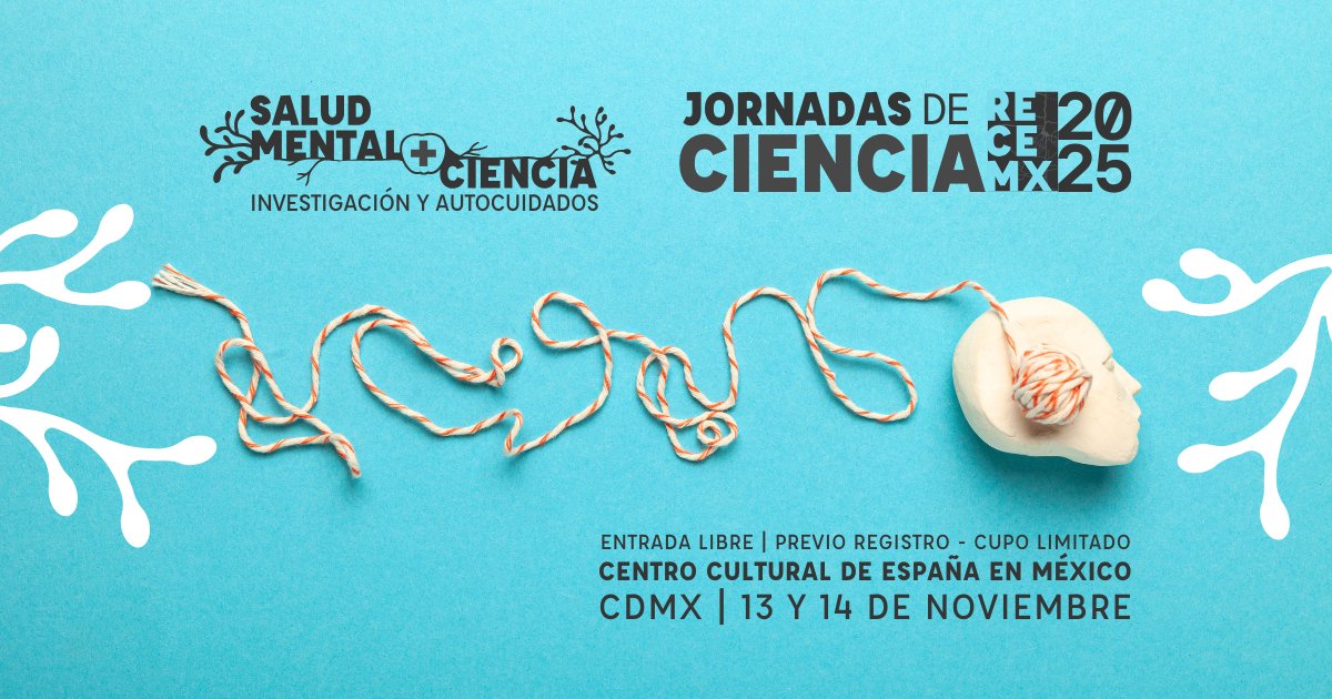 soyunasupernova's tweet card. Ciencia que cuida, redes que transforman. Un encuentro imprescindible: ciencia, salud mental y comunidad.