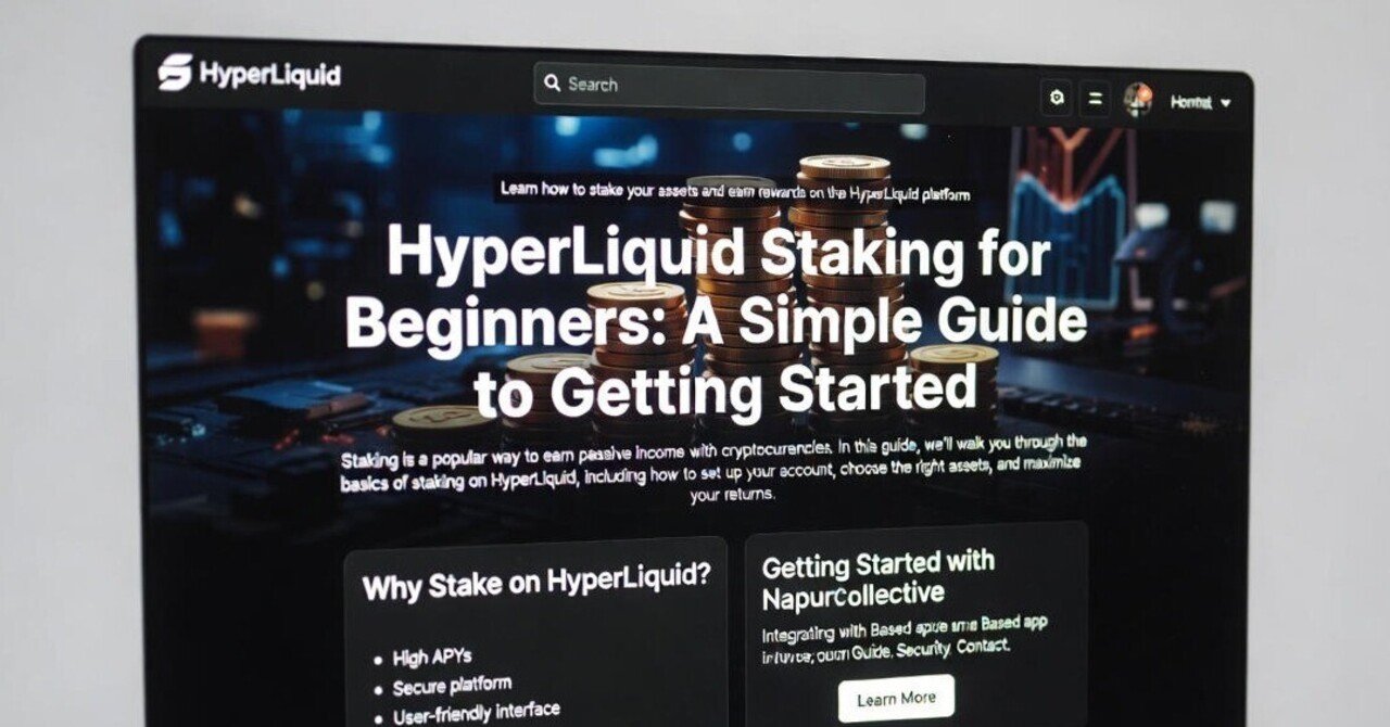zeikintakasugii's tweet card. HyperLiquidは、分散型ファイナンス（DeFi）の世界で注目を集めているLayer 1ブロックチェーンです。主に永続契約（Perpetual Futures、略してPerp）取引で知られていますが、それ以外にもStakingやVaultsなどの機能があり、初心者でもパッシブインカムを狙えます。特にStakingは、ネットワークのセキュリティを支えながら報酬を得られる魅力的な仕組みです...