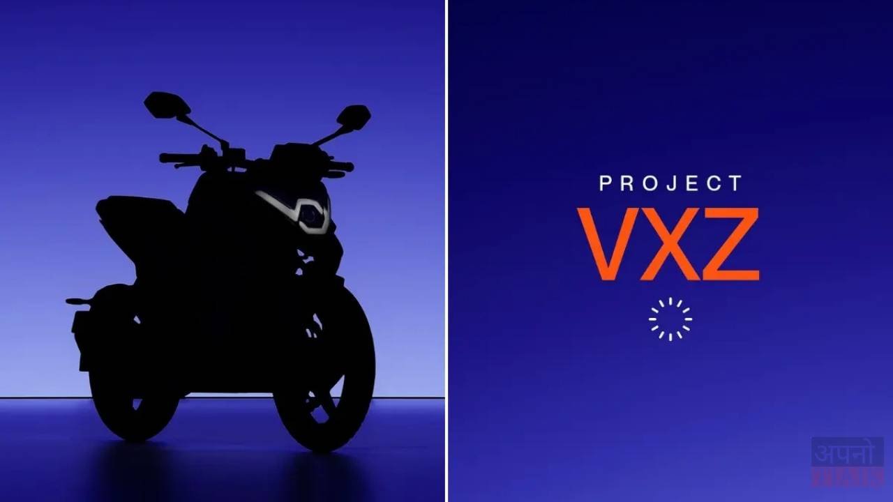TECHFORU007's tweet card. Hero Vida VXZ EV Teased- Hero Vida, Hero MotoCorp’s electric brand, will reveal the VXZ motorcycle at EICMA on November 6, 2025. It has a sporty look,