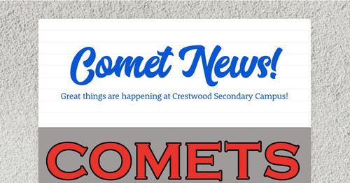 csdcomets's tweet card. Comet News!