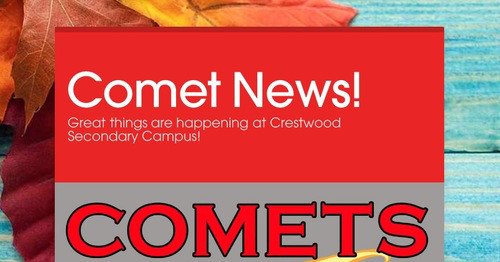 csdcomets's tweet card. Comet News!