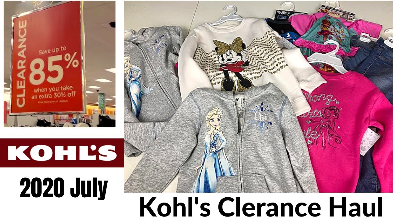 Freesamples1's tweet card. Kohl's Clearance 2020 Kid's Kohls Haul Kids Clothing Haul Kohls 90%...