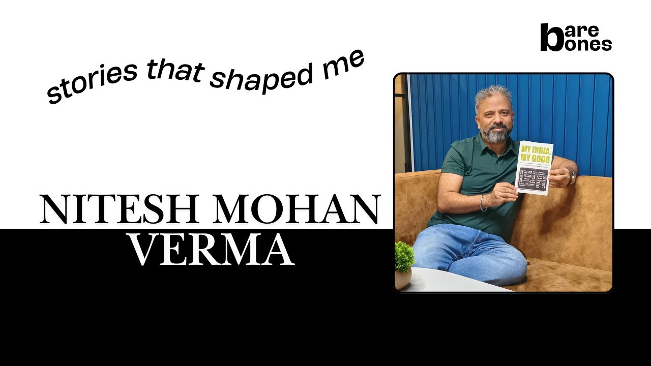 BareBonesLLP's tweet card. Stories That Shaped Me | Nitesh Mohan Verma | Bare Bones Publishing