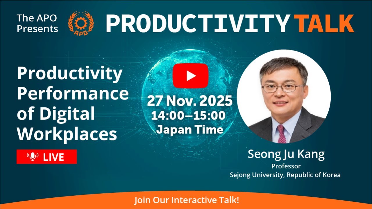 TheAPONews's tweet card. Productivity Performance of Digital Workplaces