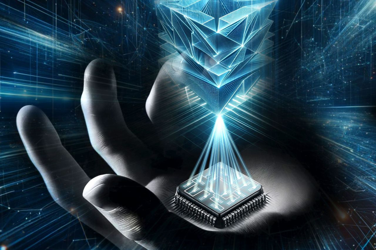 svk's tweet card. Researchers have demonstrated the first chip-based 3D printer, a tiny device that emits reconfigurable beams of visible light into a well of resin that rapidly cures into a solid shape. The advance...