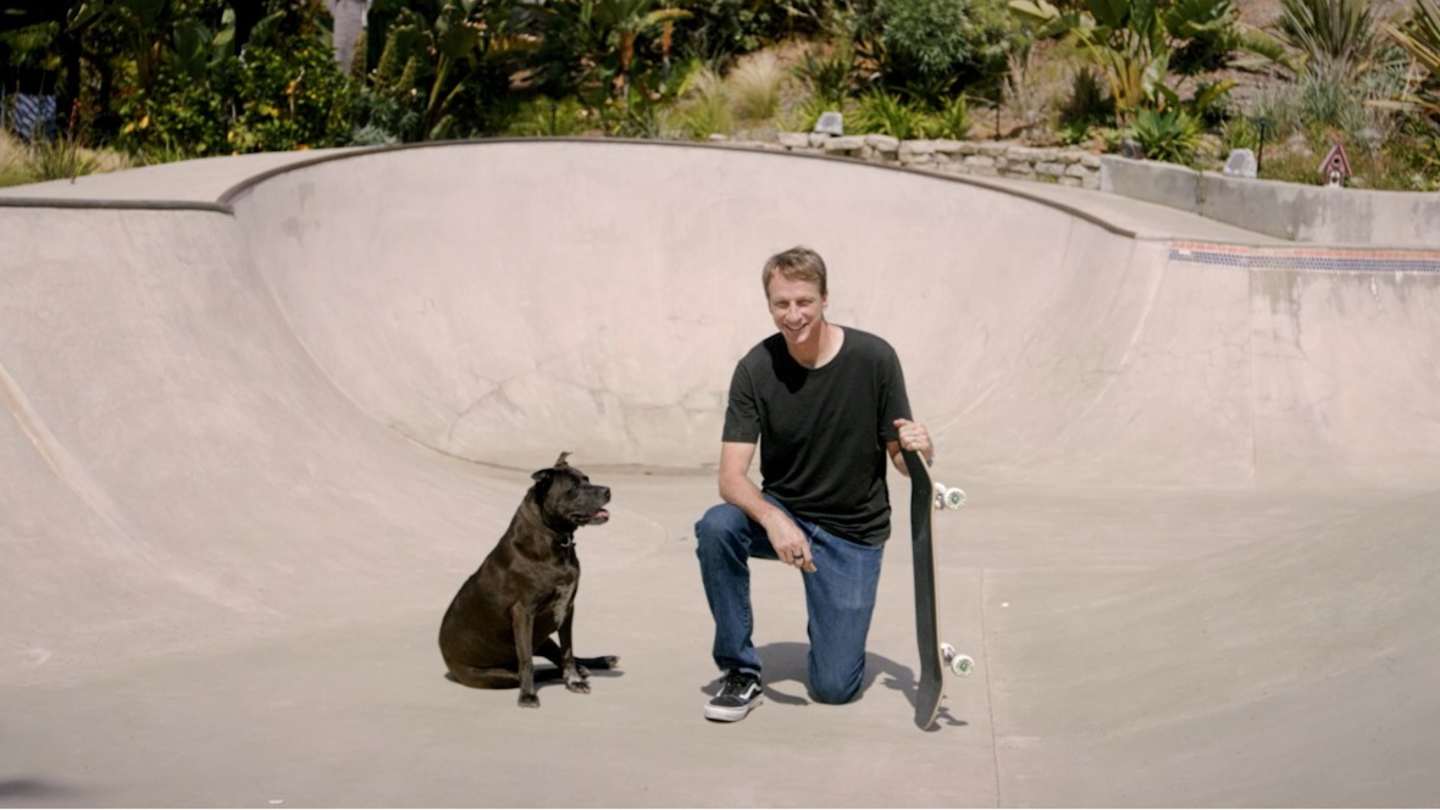 SInow's tweet card. Meet Tony Hawk's dog Lola and see how Purina Pro Plan Sport keeps her active as she joins Tony at the skate park.