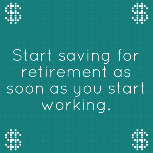 VixxEstrella's tweet card. she-works: “Start saving for retirement as soon as you start working. EB, Washington, DC We’re asking women to share their two cents. What’s a good lesson you’ve learned about using money? What’s...