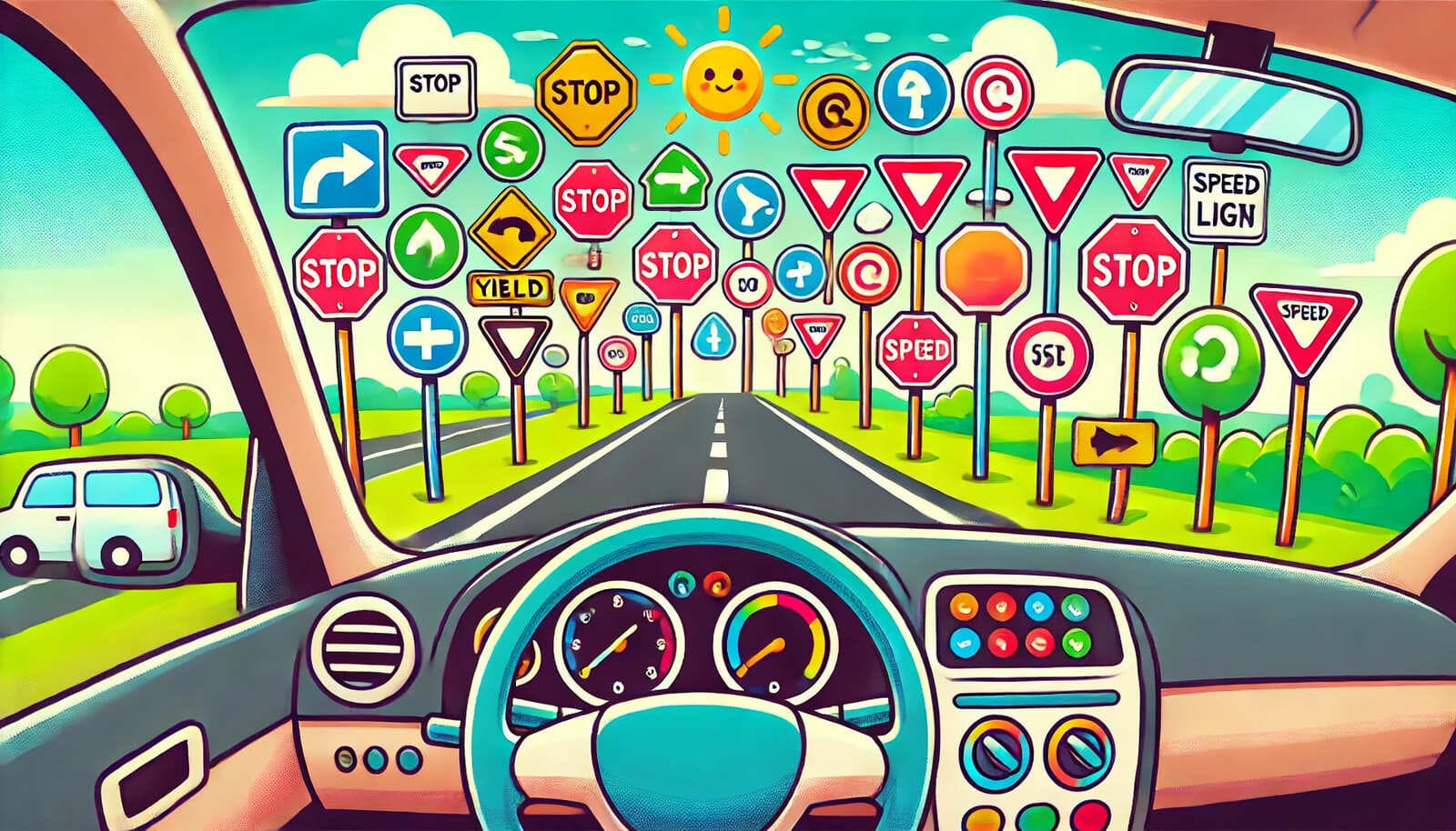 Byothe's tweet card. Vous cherchez une solution gratuite pour réviser ou apprendre le code de la route ? En Voiture Simone propose un outil en ligne gratuit pour vous aider !