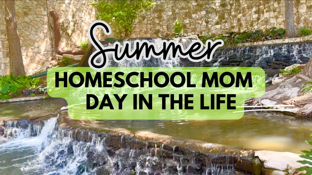 WhalesBot's tweet card. HOMESCHOOL MOM DITL | SUMMER DAY IN THE LIFE as a mom of 3