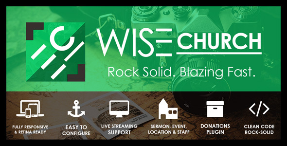 Stylelib_Themes's tweet card. Wise Church is the wisest multi-purpose WordPress theme for churches. It is unique, lightweight, rock-solid and blazing fast to meet your church needs. It is simple but compatible with modern or cl...