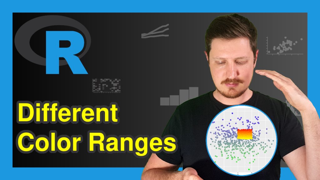 JoachimSchork's tweet card. How to use two different color ranges in a continuous ggplot2 plot in R - R programming example code - Actionable R code in RStudio