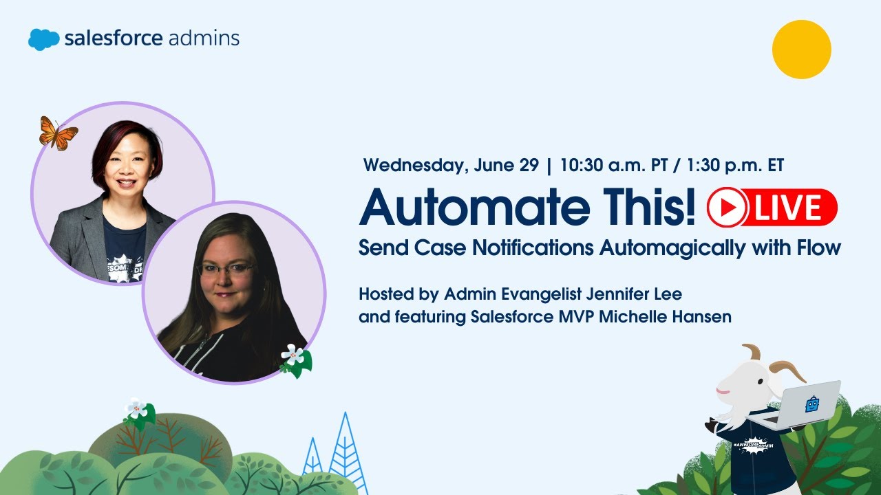 jenwlee's tweet card. Send Case Notifications Automagically with Flow | Automate This