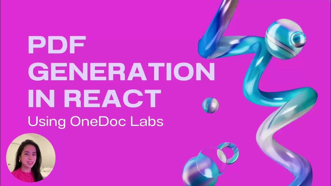 FileforgeLabs's tweet card. Using OneDoc to Generate a PDF from React Components + style with...