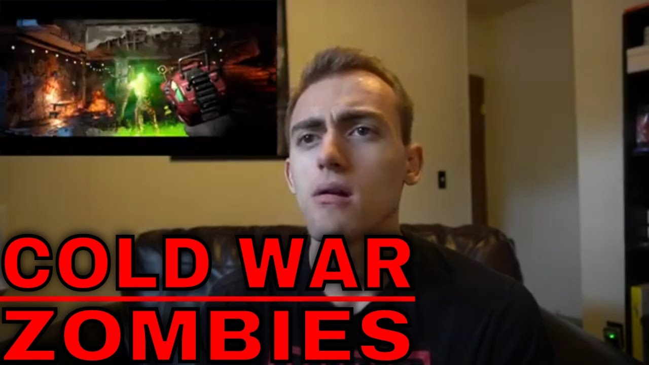 Gamernerd235's tweet card. BLACK OPS COLD WAR ZOMBIES REVEAL TRAILER REACTION! (Call of Duty...