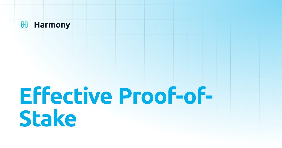 harmonyprotocol's tweet card. Effective Proof-of-Stake | Harmony