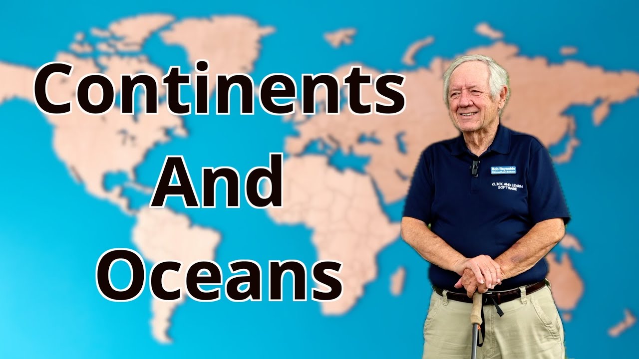 clickandlearn12's tweet card. Learn All 7 Continents and All 5 Oceans! #geography #continents...