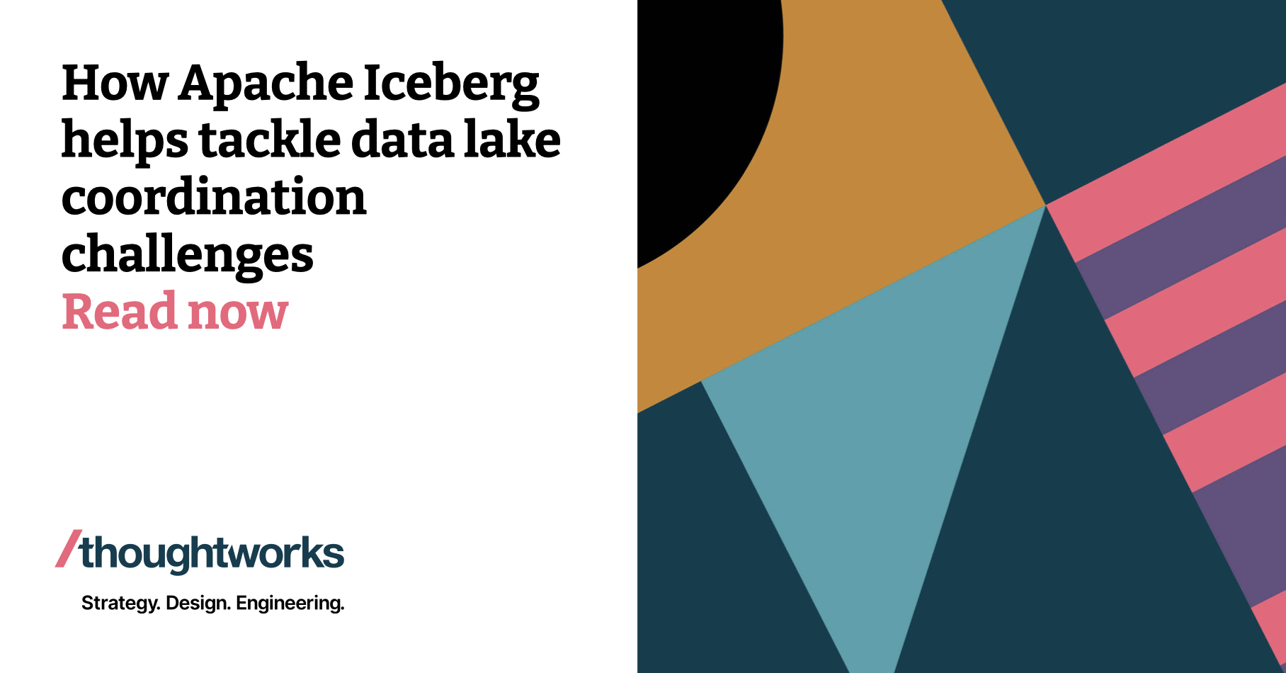 thoughtworks's tweet card. Unlock reliable data lakes with Apache Iceberg.