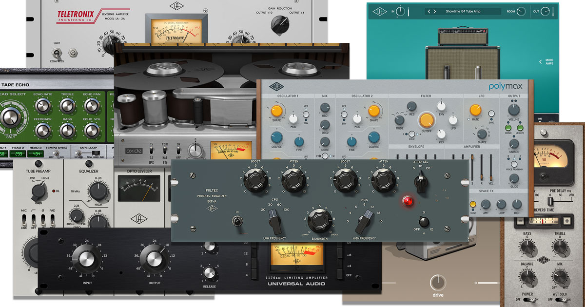 daw_hack's tweet card. Universal Audioの対象UADプラグイン10製品の中から1つを無料で付与してくれるブラックフライデ