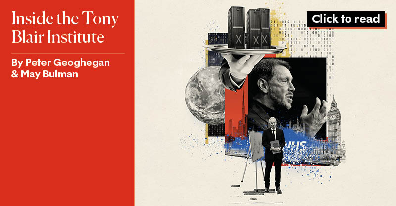 maybulman's tweet card. Who really benefits from the former PM’s tech evangelism?