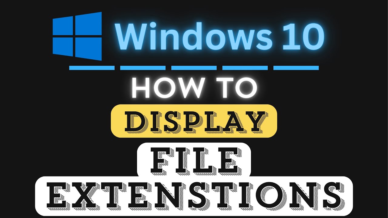 CraigJohnson20's tweet card. How To Display File Extensions In Windows 10 : Step-by-Step Tutorial