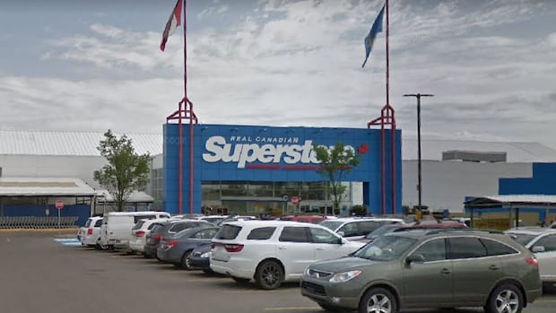 CBCCalgary's tweet card. Two grocery store employees in the Calgary area have tested positive for COVID-19 in as many days.