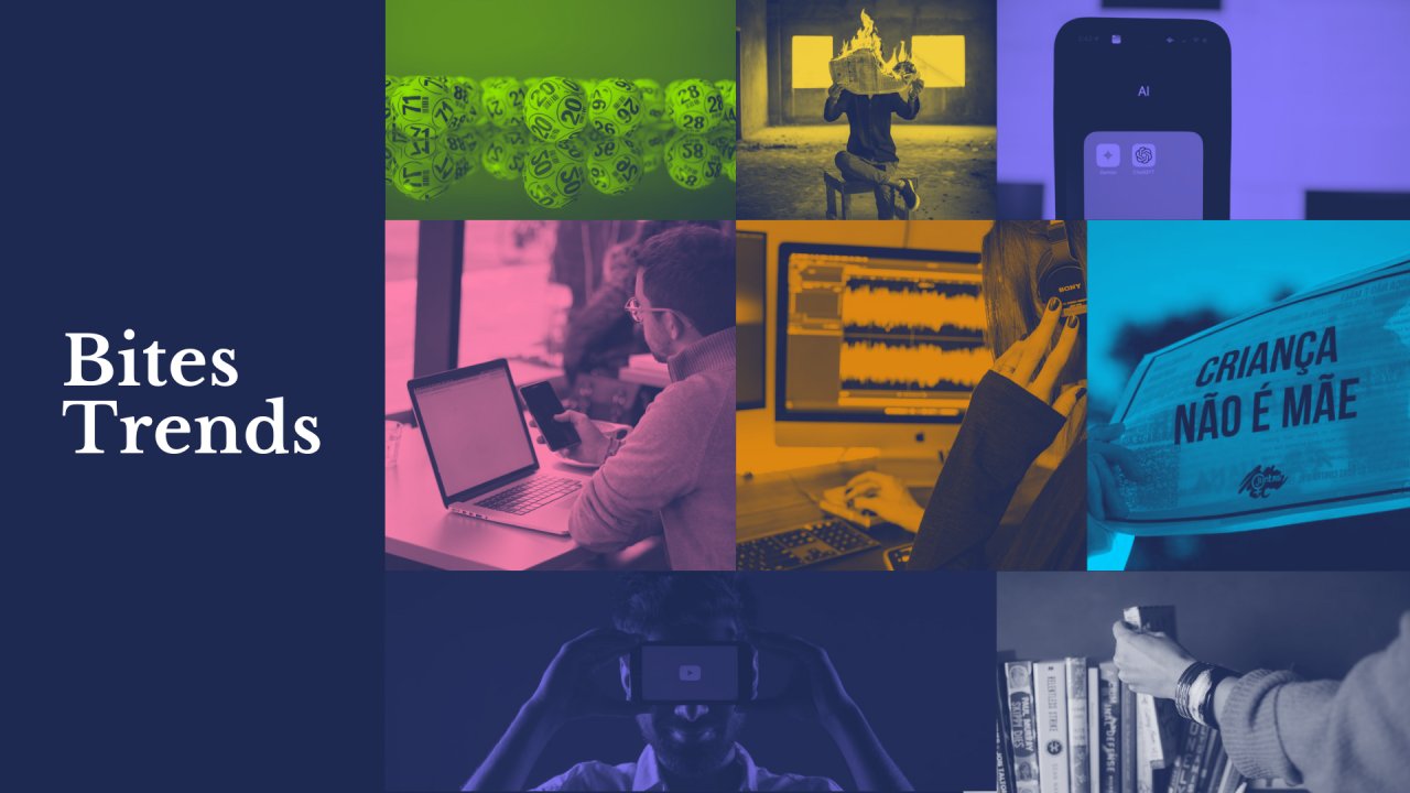 _BITES's tweet card. A edição Bites Trends #51 acaba de chegar! Uma boa ideia para você se inteirar das últimas tendências e acontecimentos do mundo digital, não acha? Na pauta de hoje: Brasil alheio às notícias, mas...