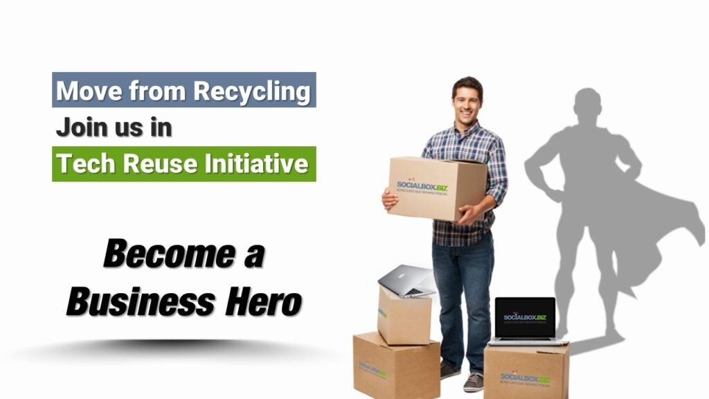 GS_supplychain's tweet card. Before you scrap old IT hardware, call SocialBox.Biz to turn it into appositive impact story.