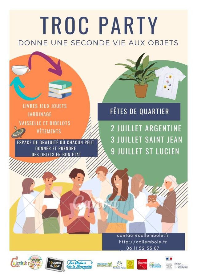 BvsEnTransition's tweet card. Collembole et ses partenaires ont organisé trois temps sur les fêtes de quartier de Beauvais les 2, 3 et 9 juillet. La recyclerie des Ateliers de la Bergerette est partenaire de l’action et fournit…
