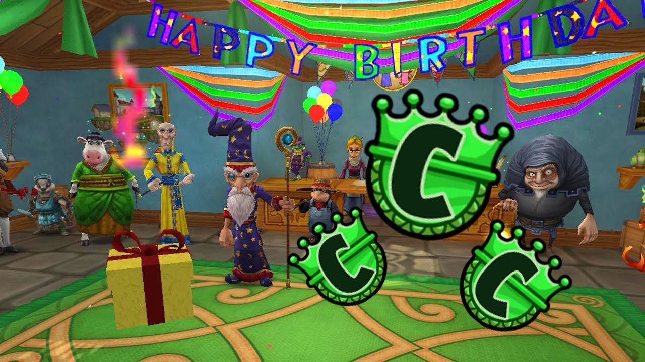 BlazeLH's tweet card. Wizard101's 10th Birthday Crowns Giveaway!