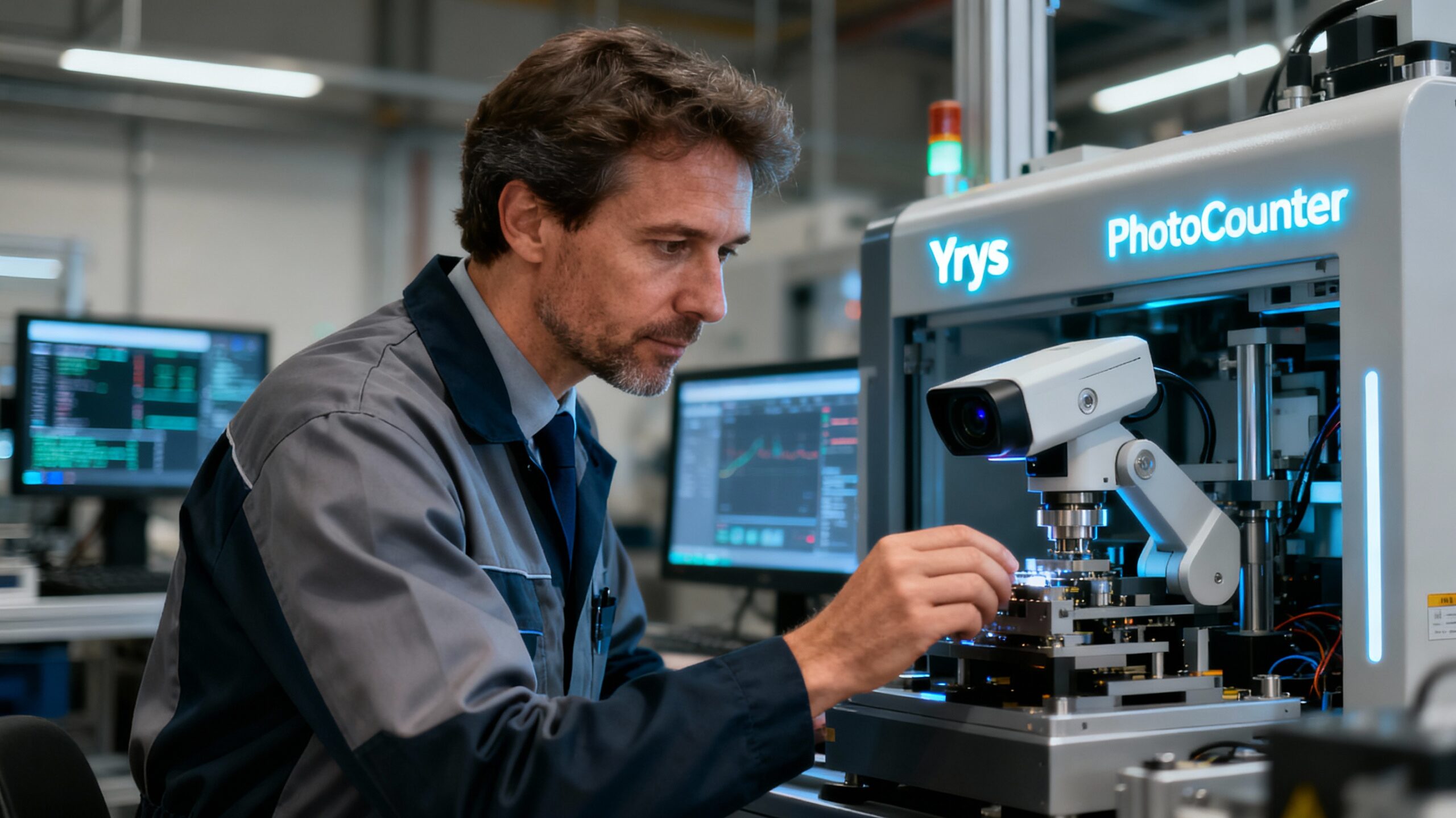 L_Lumen_'s tweet card. Arcy lève 50K$ Pre-Seed (avril 2025) pour Yrys et PhotoCounter, deux solutions computer vision industrielle edge-native. Analyse du fondateur, produits, marché pharma/logistique et stratégie bootst...