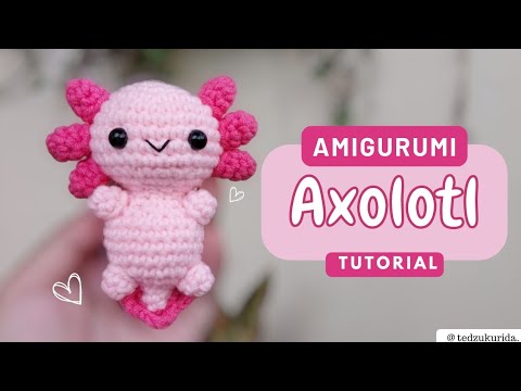 caiado_rosa's tweet card. Amigurumi Axolotl Tutorial #amigurumitutorial