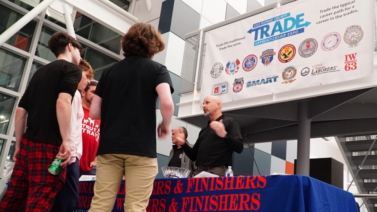 PowerForwardDP's tweet card. Exploring exciting career opportunities beyond the traditional path. - PowerForward DuPage & JATC to host Trade Apprenticeship Expo.