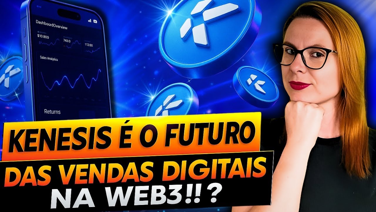 ZyraCriptonica's tweet card. KENESIS é o futuro das vendas digitais Web3 — e o token ainda está em...