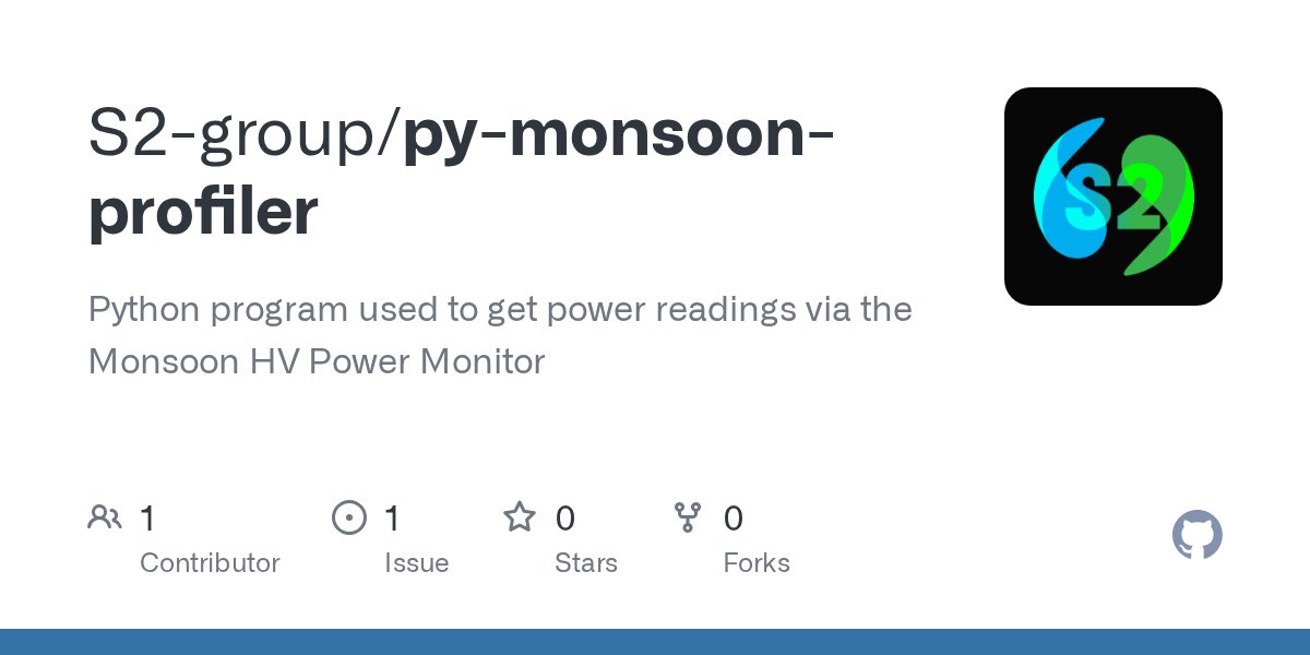 IMalavolta's tweet card. Python program used to get power readings via the Monsoon HV Power Monitor - S2-group/py-monsoon-profiler