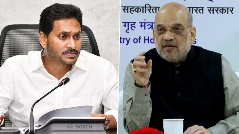 latestly's tweet card. Andhra Pradesh Chief Minister Y. S. Jagan Mohan Reddy on Thursday urged Union Home Minister Amit Shah to consider setting up of a National Forensic Sciences University (NFSU) campus at Tirupati. 📰...
