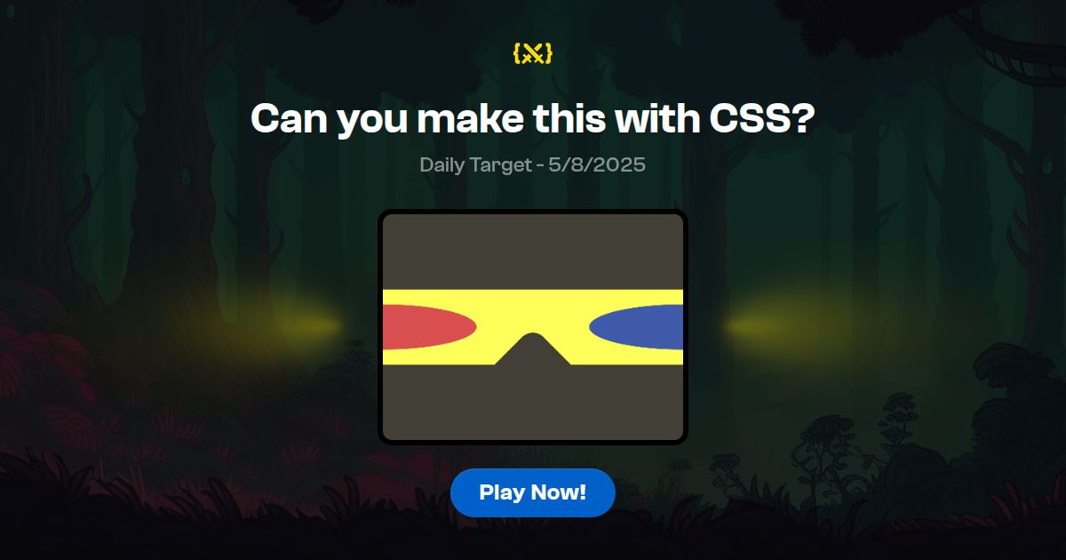 maxiim3_dev's tweet card. The funnest CSS game for web designers & developers