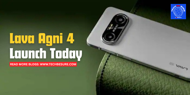 techbesure's tweet card. भारतीय स्मार्टफोन ब्रांड Lava आज अपना नया फ्लैगशिप स्मार्टफोन Lava Agni 4 Launch करने जा रहा है। यह फोन अपने प्रीमियम लुक, दमदार बैटरी और हाई-एंड फीचर.