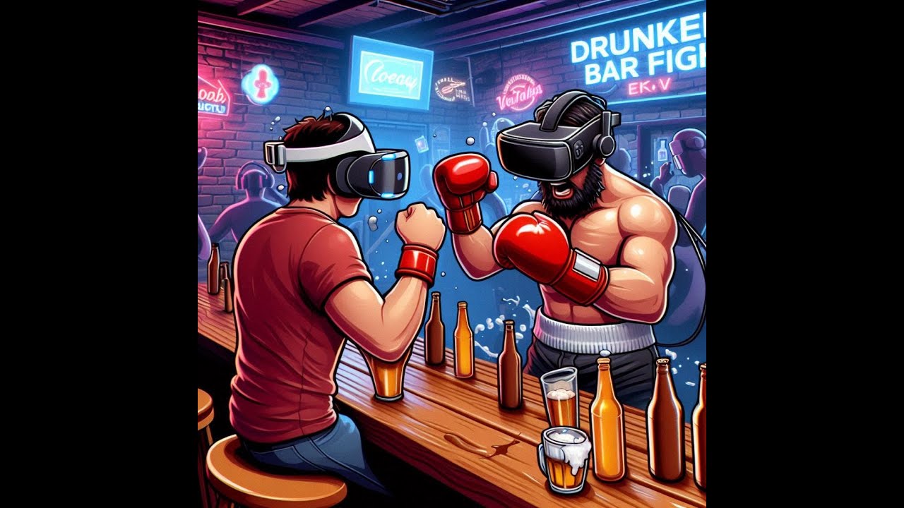 itzdoublek's tweet card. Virtual Reality Bar Experience: Sip and Socialize in the Metaverse