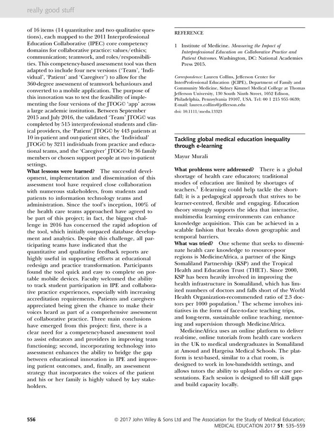 DocsDel's tweet card. Tackling global medical education inequality through e-learning