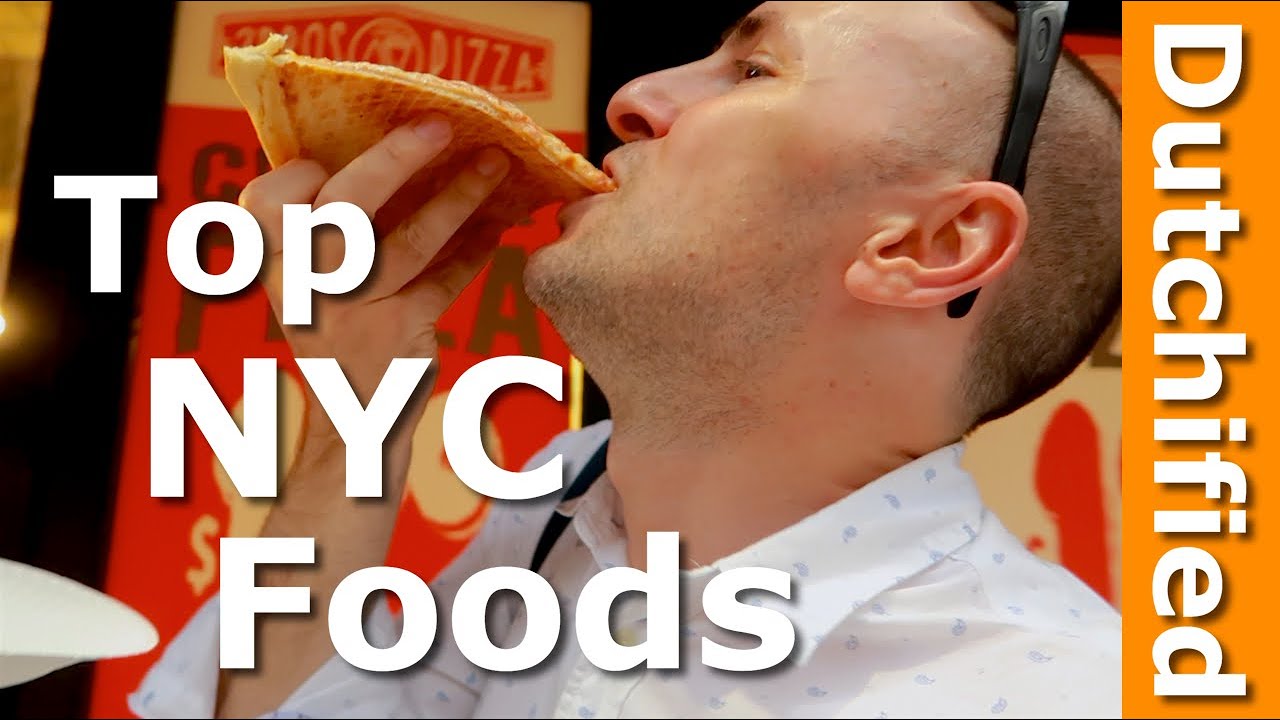 DutchifiedBlog's tweet card. 5 best New York foods in 1 minute