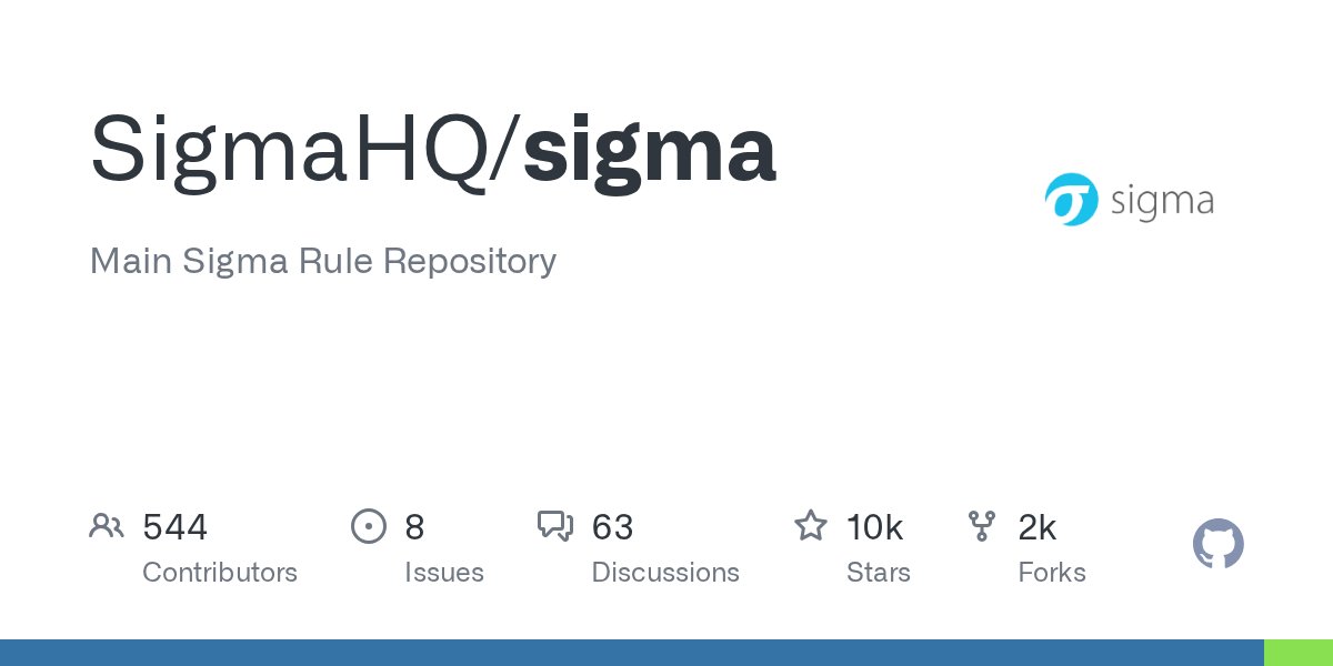 nas_bench's tweet card. Main Sigma Rule Repository. Contribute to SigmaHQ/sigma development by creating an account on GitHub.
