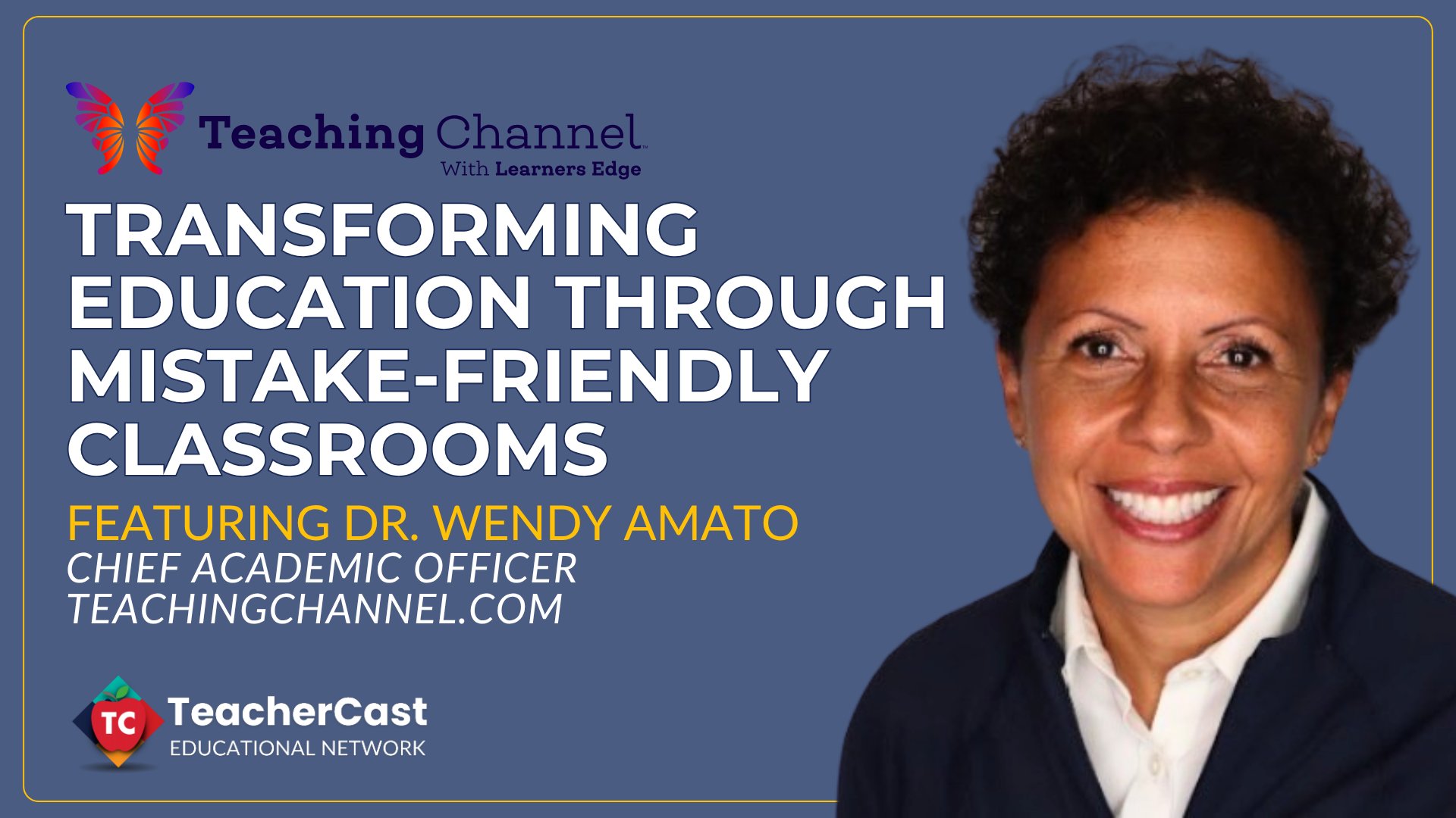 TeacherCast's tweet card. Transforming Education: Dr. Wendy Amato’s Insights on Warm Demander...