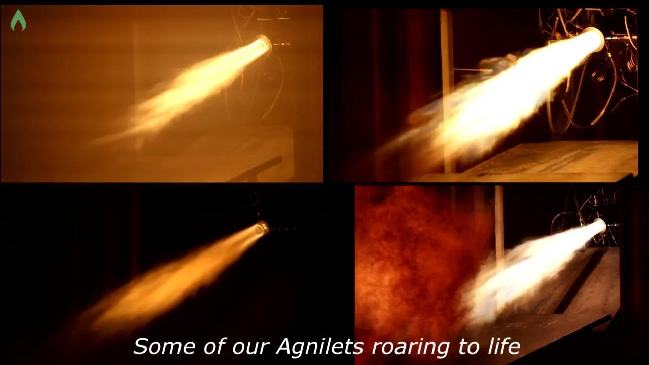 AgnikulCosmos's tweet card. Igniting various Agnilets - second stage rocket engine of Agnibaan