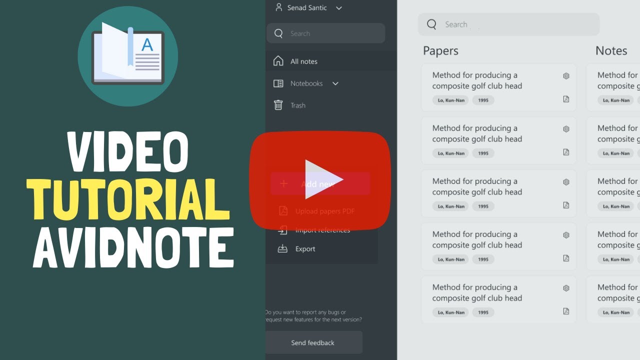 ZoubirAouad's tweet card. Avidnote tutorial