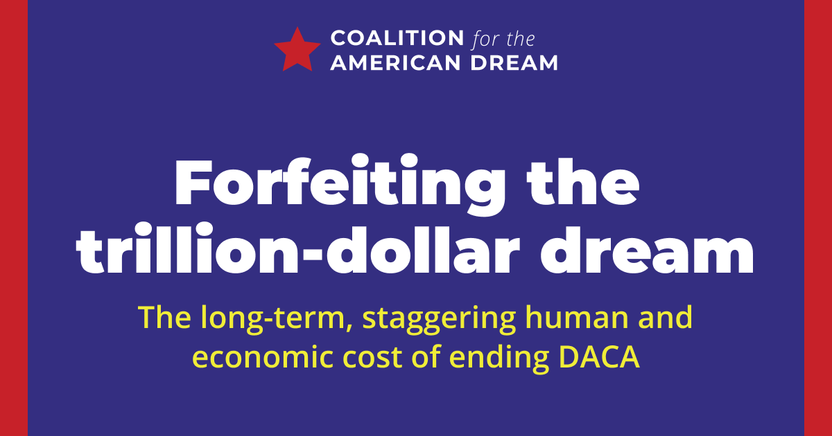 msgatoradr's tweet card. The Coalition for the American Dream gathered some of the country’s most respected social scientists to quantify the costs of ending DACA.