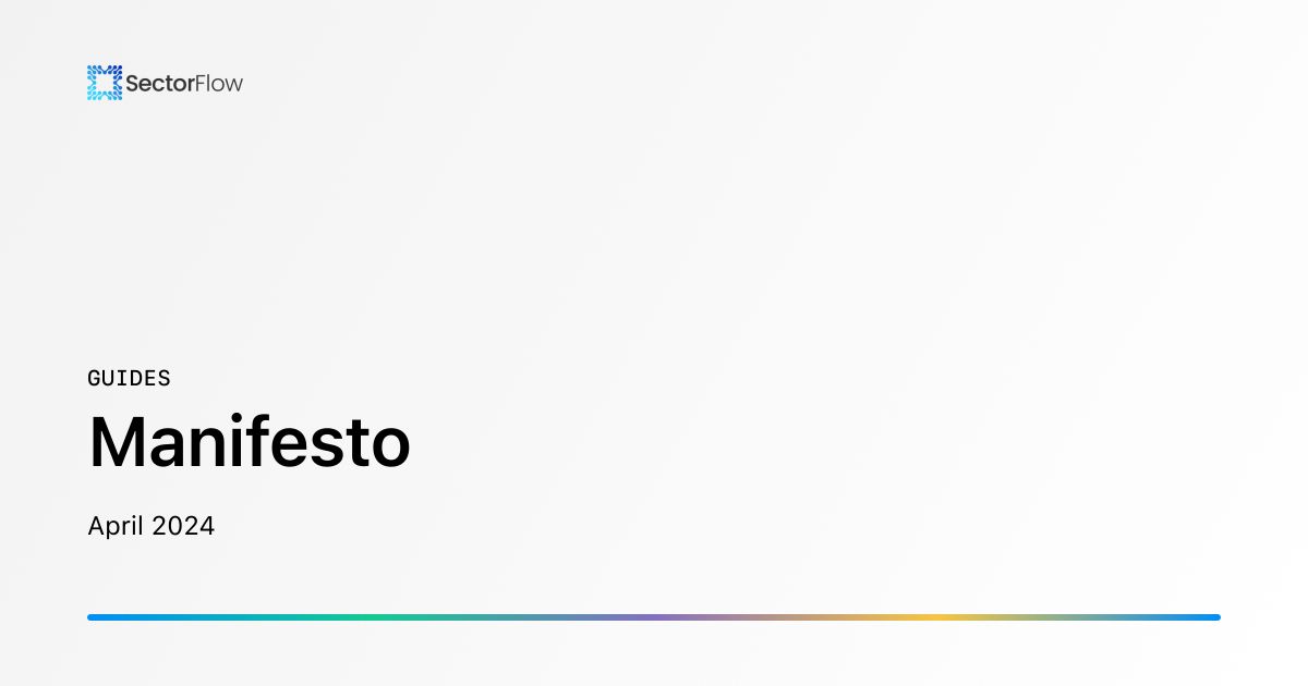 sectorflow's tweet card. April 2024