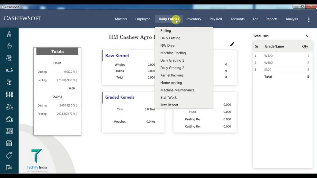TechifyIndia's tweet card. Tutorial 2 | How to check RCN Stock & Make Daily Boiling Entry in...